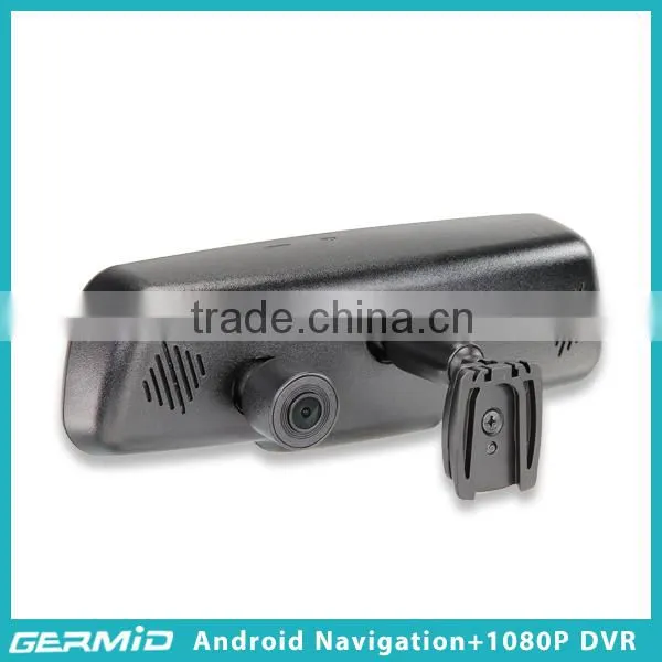 Android Rearview Mirror Car GPS System With DVR photo-5
