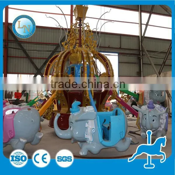 Kids Game! Amusement Park Equipment Flying Elephant Ride for Sale photo-4