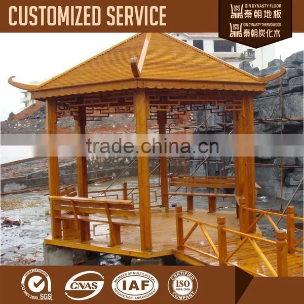 Chinese Gazebo Made of Thermowood
