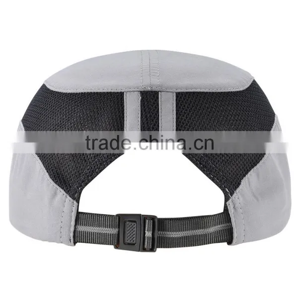 100% Polyester Microfiber and Sports Mesh Sport Cap With Print photo-2