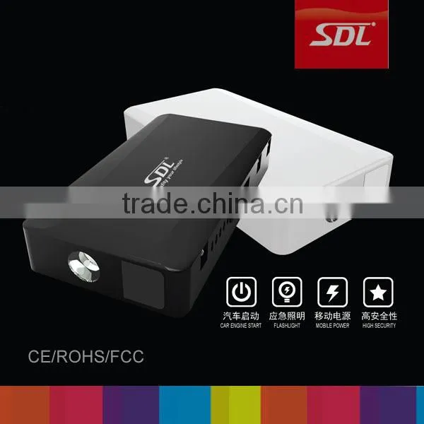 Portable multi function jump starter, laptop power bank