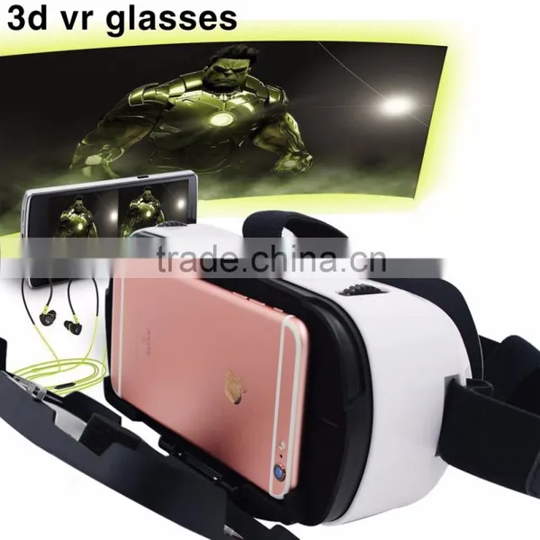 2016 HTOMT 3D VR BOX 2.0 Case Google Cardboard Virtual Reality Headset 3D VR Glasses for 3.5 - 6.0 IOS Android Smartphones photo-6