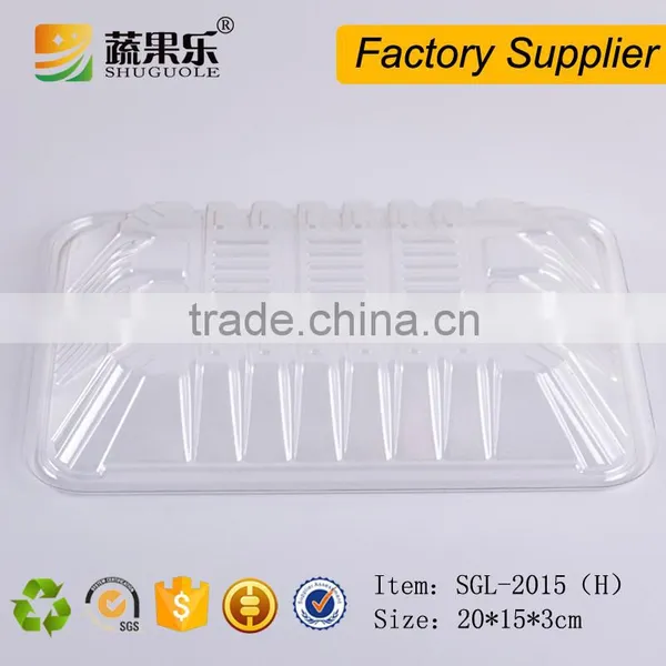 Transparent Disposable Plastic Tray for Meat and Vegetable photo-4
