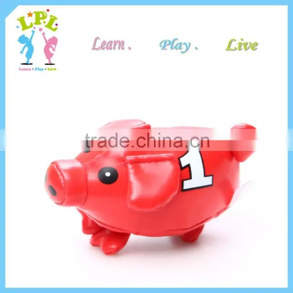 Promotion PU Material Number Hacky Sack,mini Pig Juggling Ball photo-2