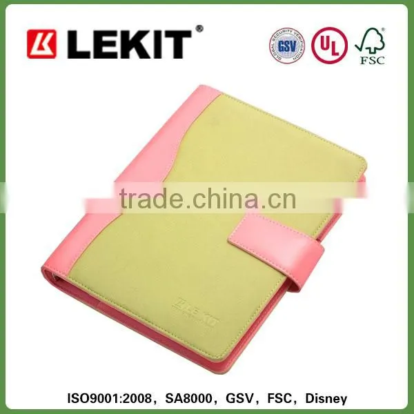 Custom a5 Pink Leather Organizer photo-2