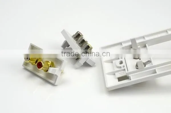 Multiple A/V Modules Outlets Gang Frame photo-5