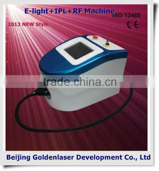 2013 New style E-light+IPL+RF machine www.golden-laser.org/ composition elements analyzer