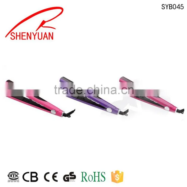 Home Use Professiona Ceramic Electrical PTC Hair Straightener LCD Flat Iron photo-2