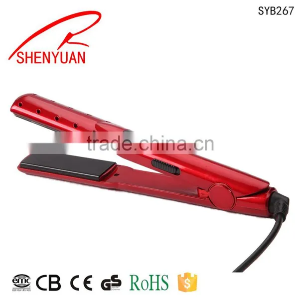 Mini Hair Straightener Heat up to 450F OEM Customized Style With LED Indicator Light photo-3