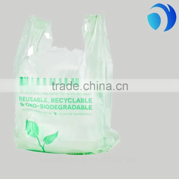 Disposable Vacuum Sealer Food Freshness Plastic T-shirt Bag photo-2