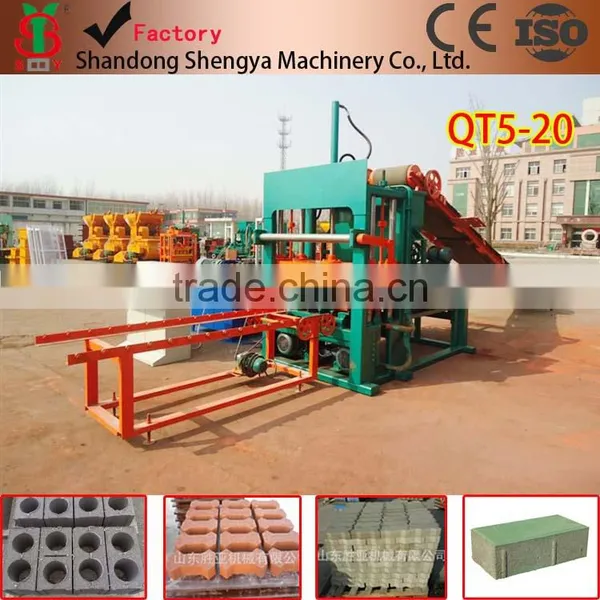 Cheap Price Profitable QT5-20 Fully Automatic Hydraulic Concrete Block Machine Easy Operation Brick Production Line for Building photo-5