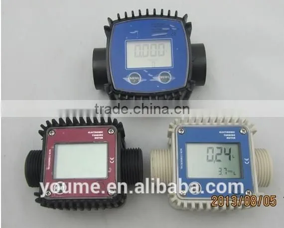 Hot Sale 10-120lpm Inline Turbine Battery Water Flow Meter photo-3