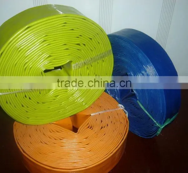 Blue Color Lay Flat Water Hose photo-2