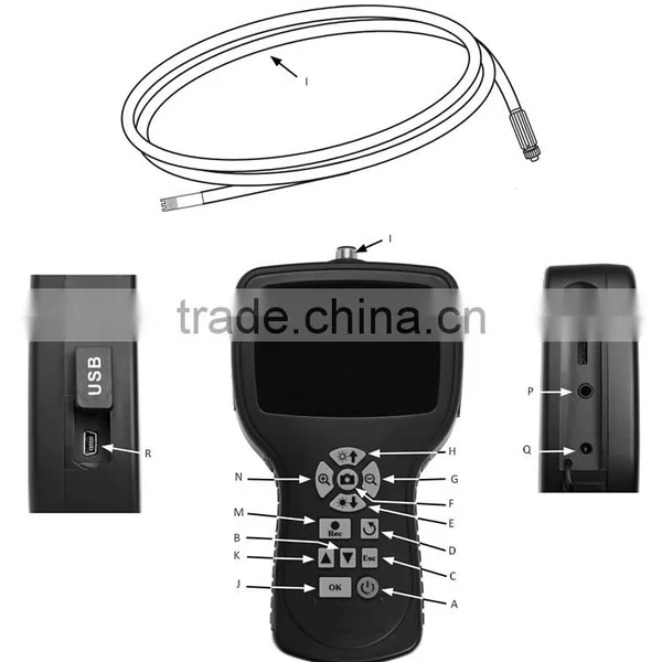 4mm 2ways Articulation High Resolution Borescope Camera Usb Endoscope Inspection Snake Camera photo-4