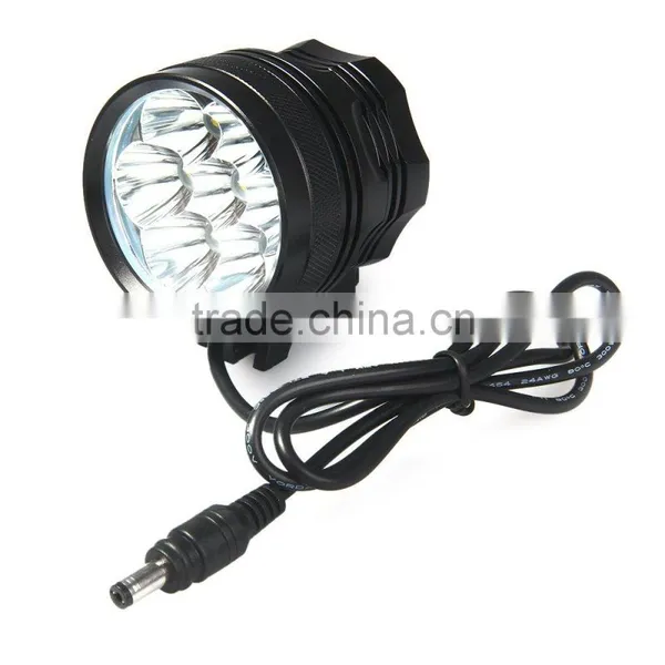 7 LED Rechargble Cycling Front Light 3 Modes 10500lm Headlamp With Lithium Battery Pack - US/EU Plug Camping Bike Accessories photo-4