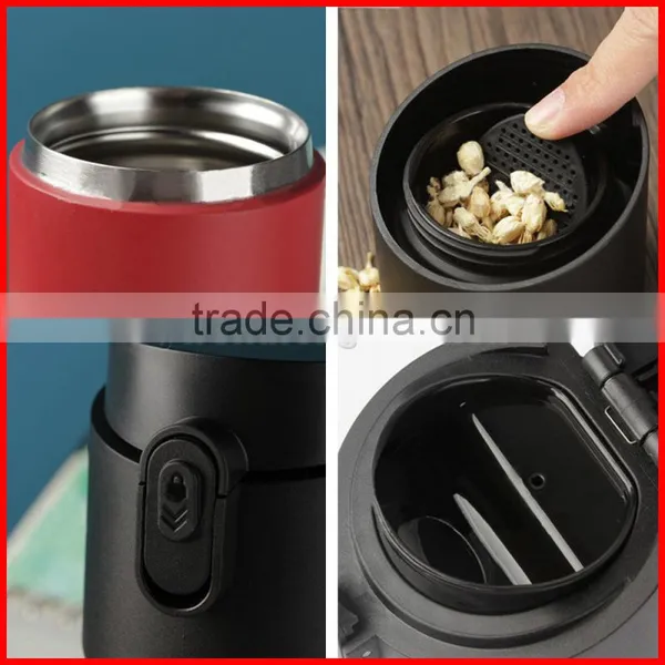 Hot Sell Stainless Steel Creative Inverted Make Tea Double Layers Vacuum Insulated Cup photo-5