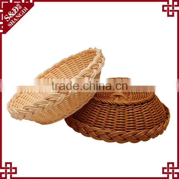 Plastic Rattan Empty Picnic Baskets Wholesale for Fruit Display photo-5
