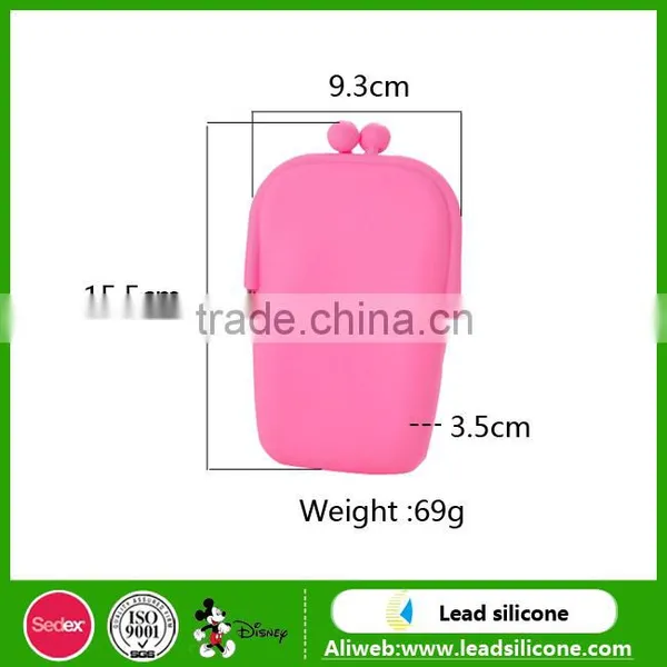 New Design Fashion Wholsale Colorful Silicone Card Holder Wallet photo-3