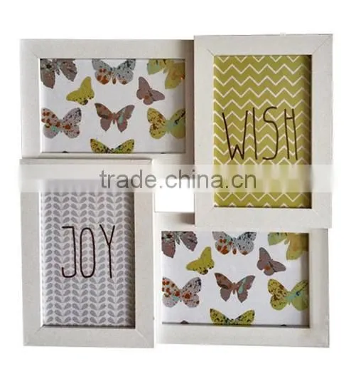Store More 4 Compartment White MDF Display Photo Frame photo-2