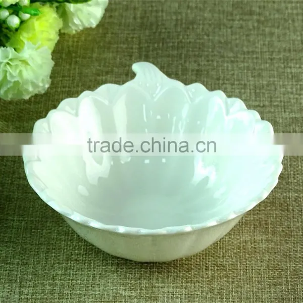 Wholesale White Chinese Decorative Porcelain Plates Serving Dishes photo-3