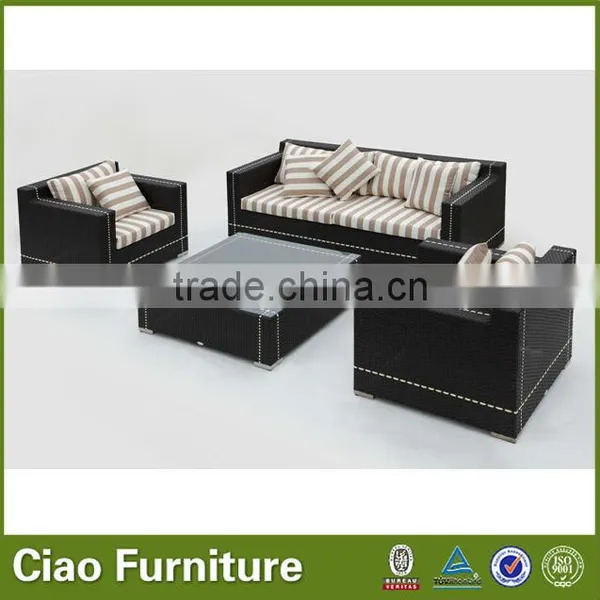 2016 Season Patio Wicker Furniture 4 Pcs Sectional Sofa Set photo-6