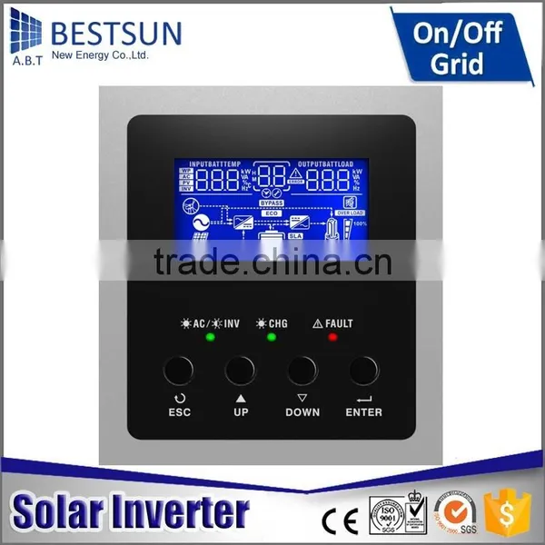 BESTSUN10000w 30kw Dc To Ac 3 Phase Solar Power Inverter / 5000W DC12V/24V to AC 220V 380V dc to ac Power Inverter With Charge photo-5