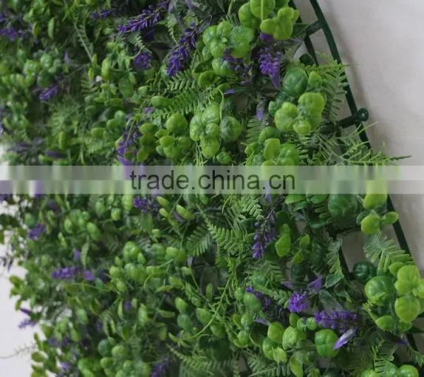 Artificial Lavender Hedge Artificial Plant Hedge Fake Bush Mat photo-5