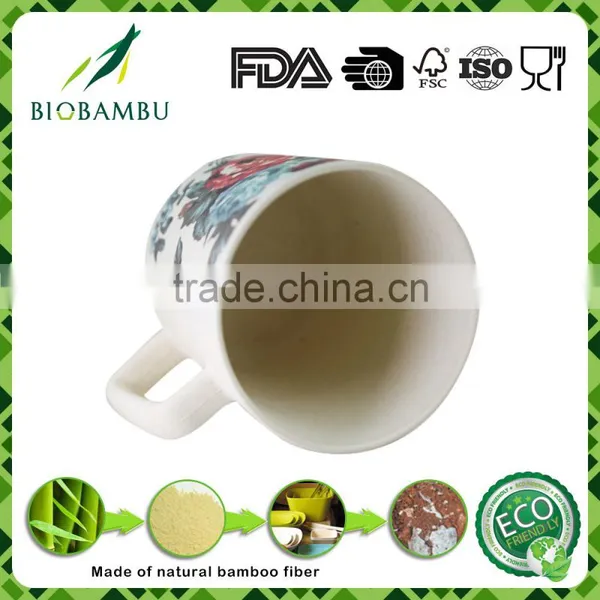 Natural Decal Design Pro-environment Bamboo Fiber Tea Cup photo-2