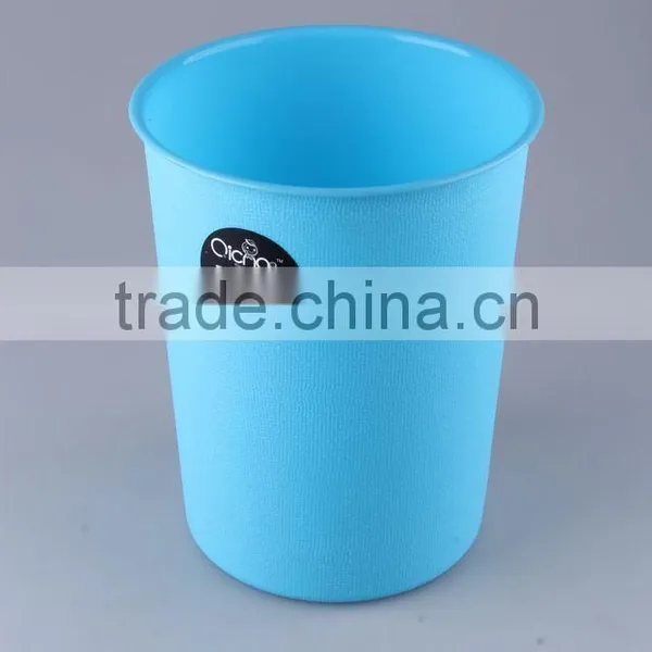Plastic Trash Can/ Household Garbage Can With Circular Cover/Rubbish Bin photo-2