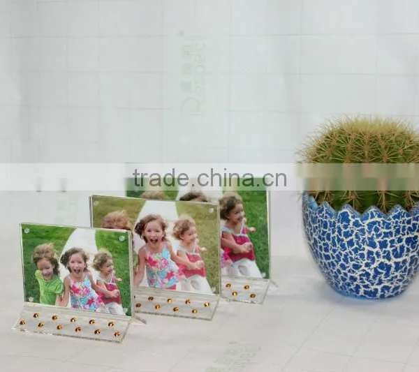 Wholesale Custom Handmade Large Acrylic Cube Photo Frame photo-5