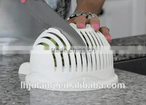 2017New Design Fruit Vegetable Plastic Salad Slicer Cutter Salad Maker Bowl /plastic Salad Cutter Bowl photo-2