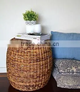 Hot Items !!! Handwoven Natural Rattan Wicker Stool and Table photo-2