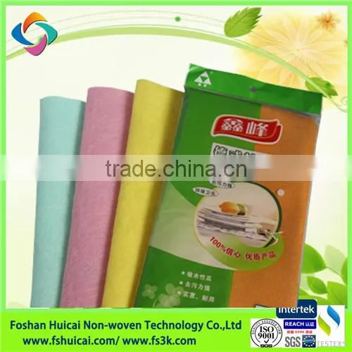 Huicai High Quality Household Cleaning Products Multi-purpose Super Absorbent Nonwoven Fabric Cleaning Cloth photo-3