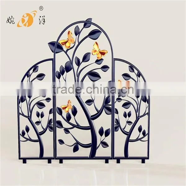 2017 House New Design Living Room Decorative Cheap Antique Folding Screen photo-4