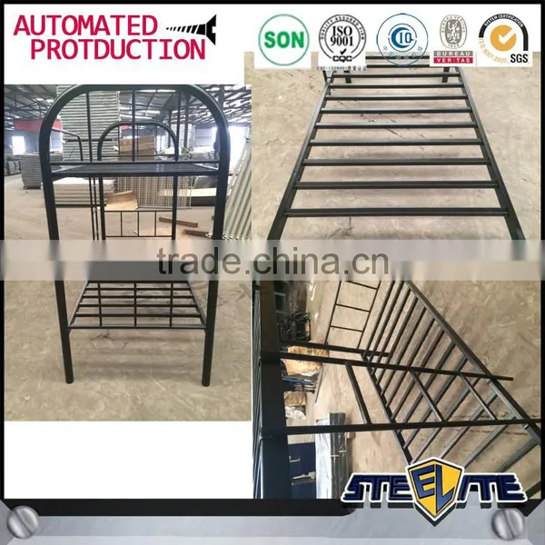 China Manufacturer Metal Children Bunk Bed Double Decker Iron Bed for Workers photo-6
