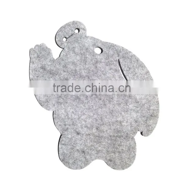 Colorful Shaped Wool Felt Mouse Pad photo-5