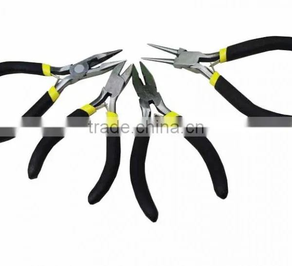 4pcs/set Mini Plier Set Long Nose+Round Nose+Diagonal Pliers+combination Plier photo-2