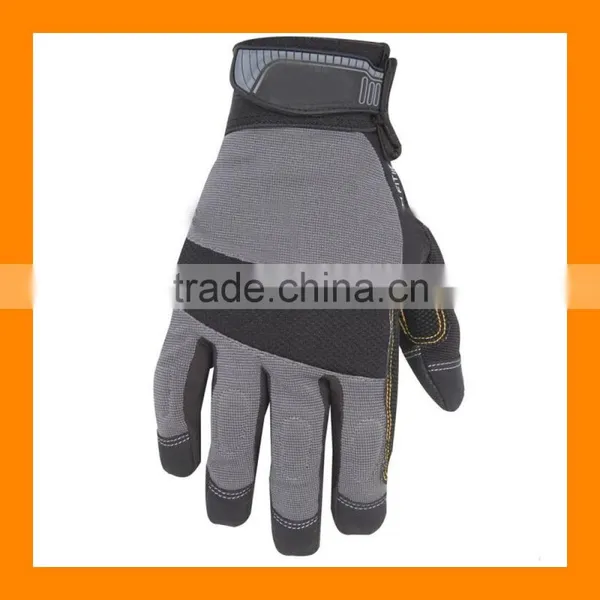 Best Price Custom Leathercraft Workright Handyman Flex Grip Work Gloves Industrial Safety Hand Mechanic Glove photo-4