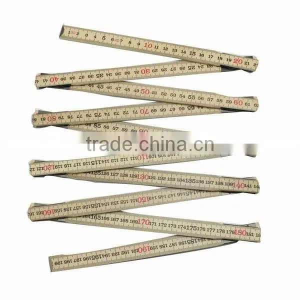 2 Meters 10 Folds Metal Folding Ruler photo-2