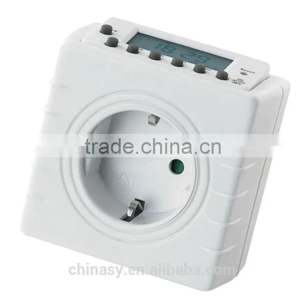 Programmable Digital Weekly Timer with 7 Buttons for Easy Operation