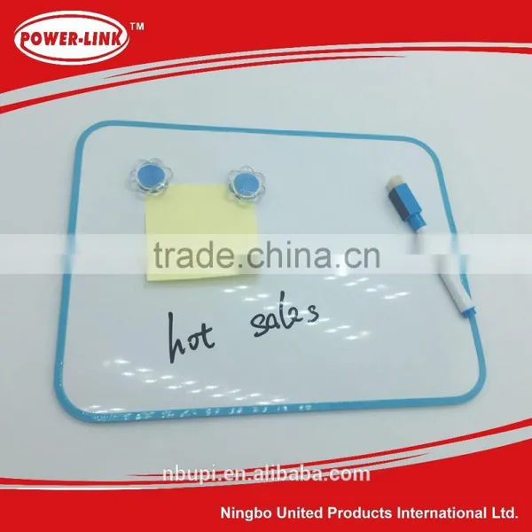 8.5*11'' Magnetic Whiteboard With Two 30mm Flower Shaped Magnets,two Rubber Magnets &one Marker photo-3