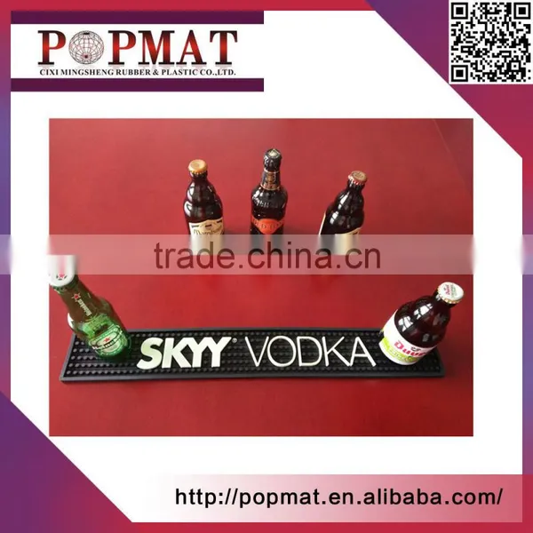 3d OEM Logo Advertising Bar Mat Cheap Price Beer Bar Mats photo-2