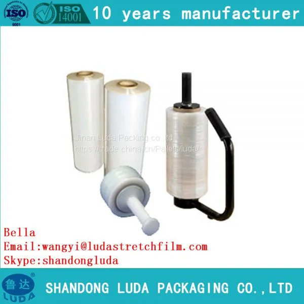Factory Wholesale Anti Tear Transparent PE Plastic Packaging Stretch Wrap Film Roll photo-3