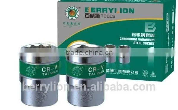 Berrylion Hexagon Socket Dual Color Mirror Finished Half Inch Socket photo-4