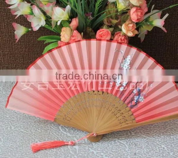 Chinese Style Silk Hand Folding Fan photo-4