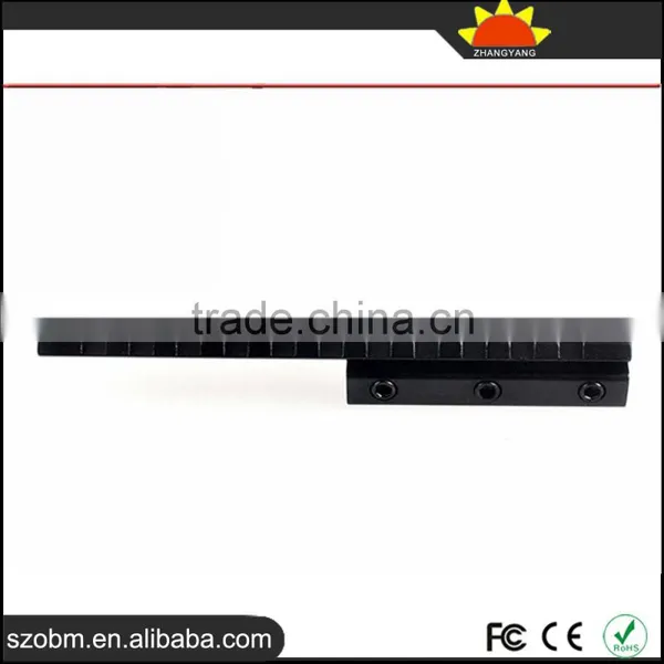 D0026-A Tactical Flashlight Scope Gun Mount Weaver Rail 11mm Convert to 21mm Adaptor photo-6