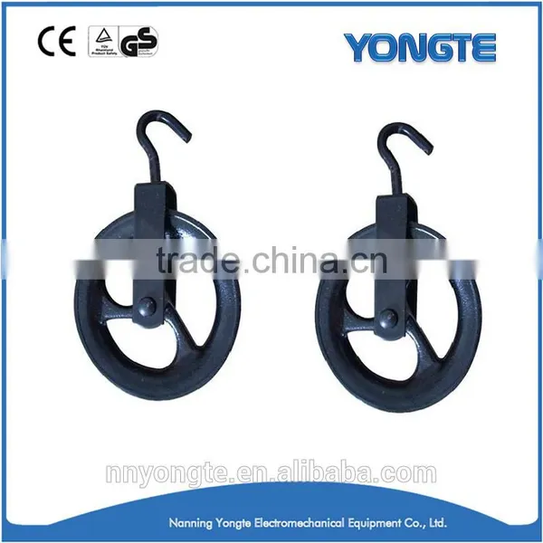 High Quality Wire Rope Wheel Sheave Pulley Block Cast Iron Block photo-6