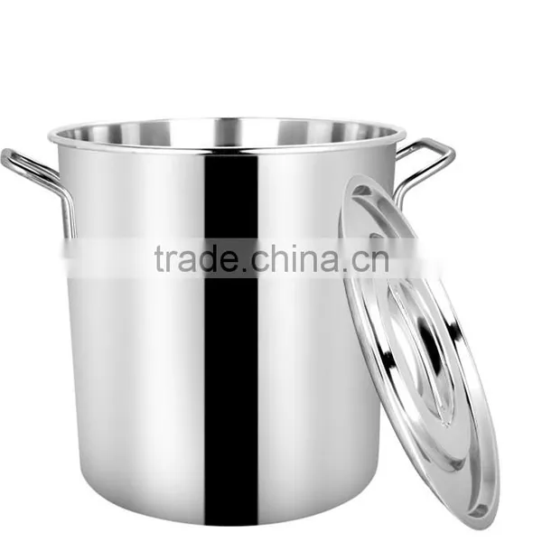 Big Deep Stainless Steel Soup Bucket photo-6