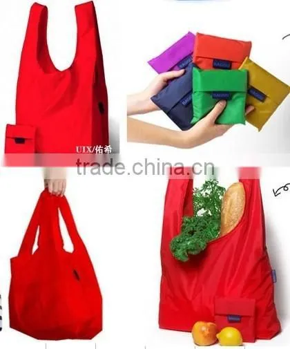 Reusable Polyester Folding Shopping Bag photo-2