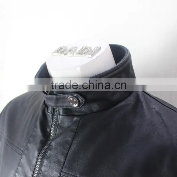 2015 Custom Leather Jacket Made In China photo-2